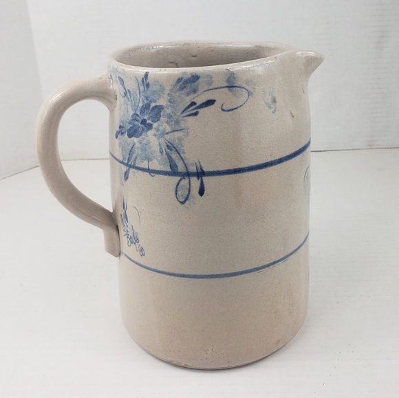 Vtg 1980 Stoneware "Lemonade" Pitcher Studio Pottery Artist Signed by CeCe Bode - Picture 2 of 16